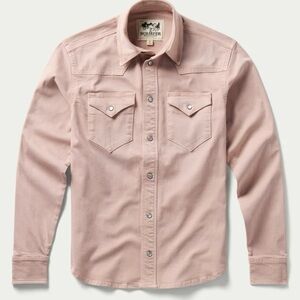 SCHAFER OUTFITTER  Dusty Rose Pink  Women’s Denim Western Shirt  Pearl Snaps